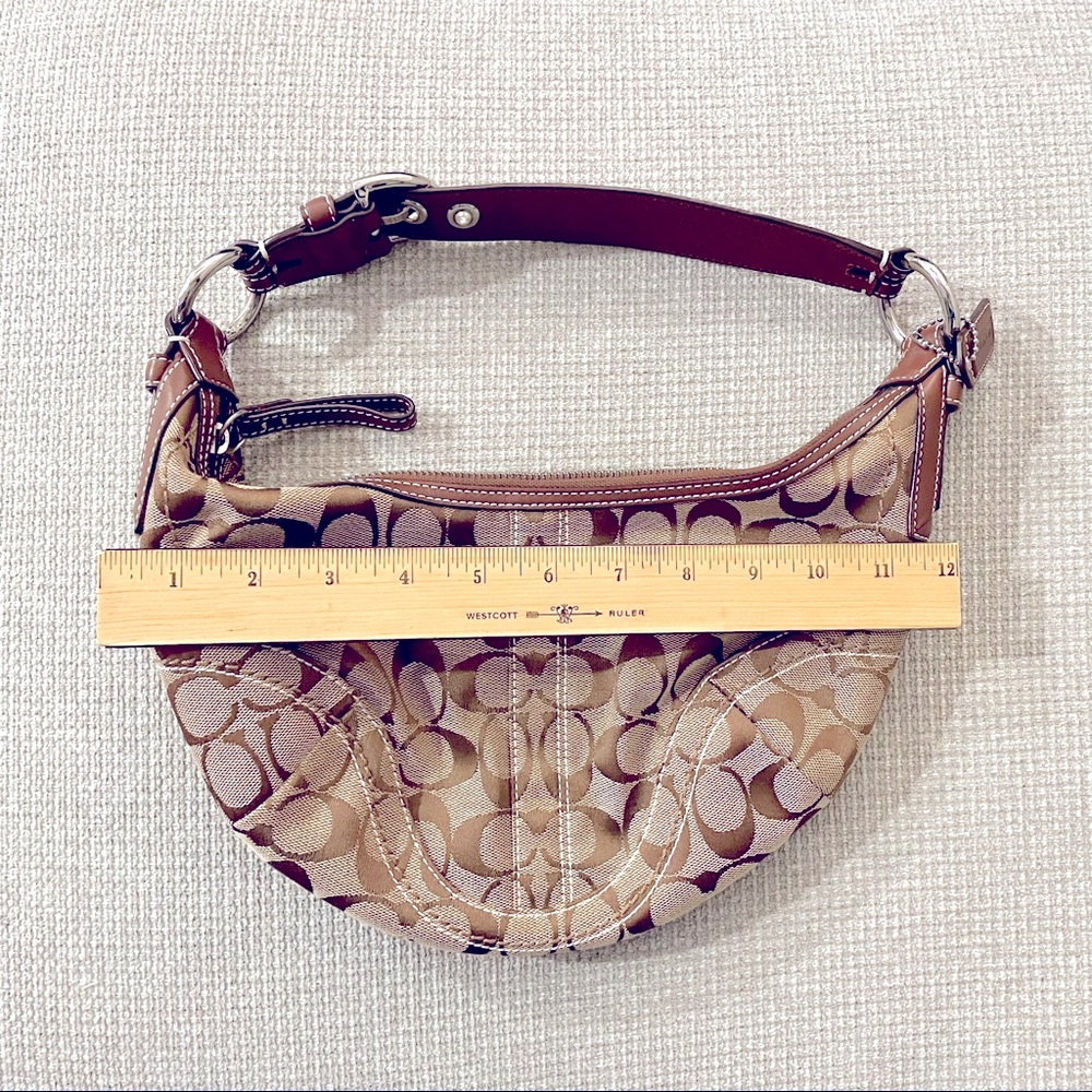 Barely Used Authentic Coach C hobo monogram bag